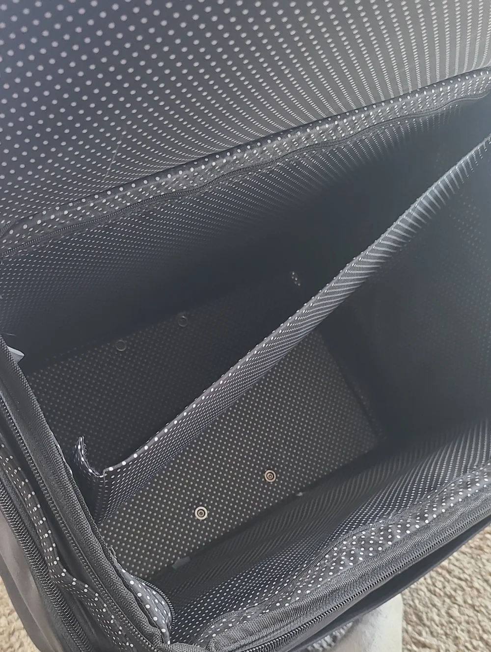 Rolling Black Travel Craft/Scrapbook Case -